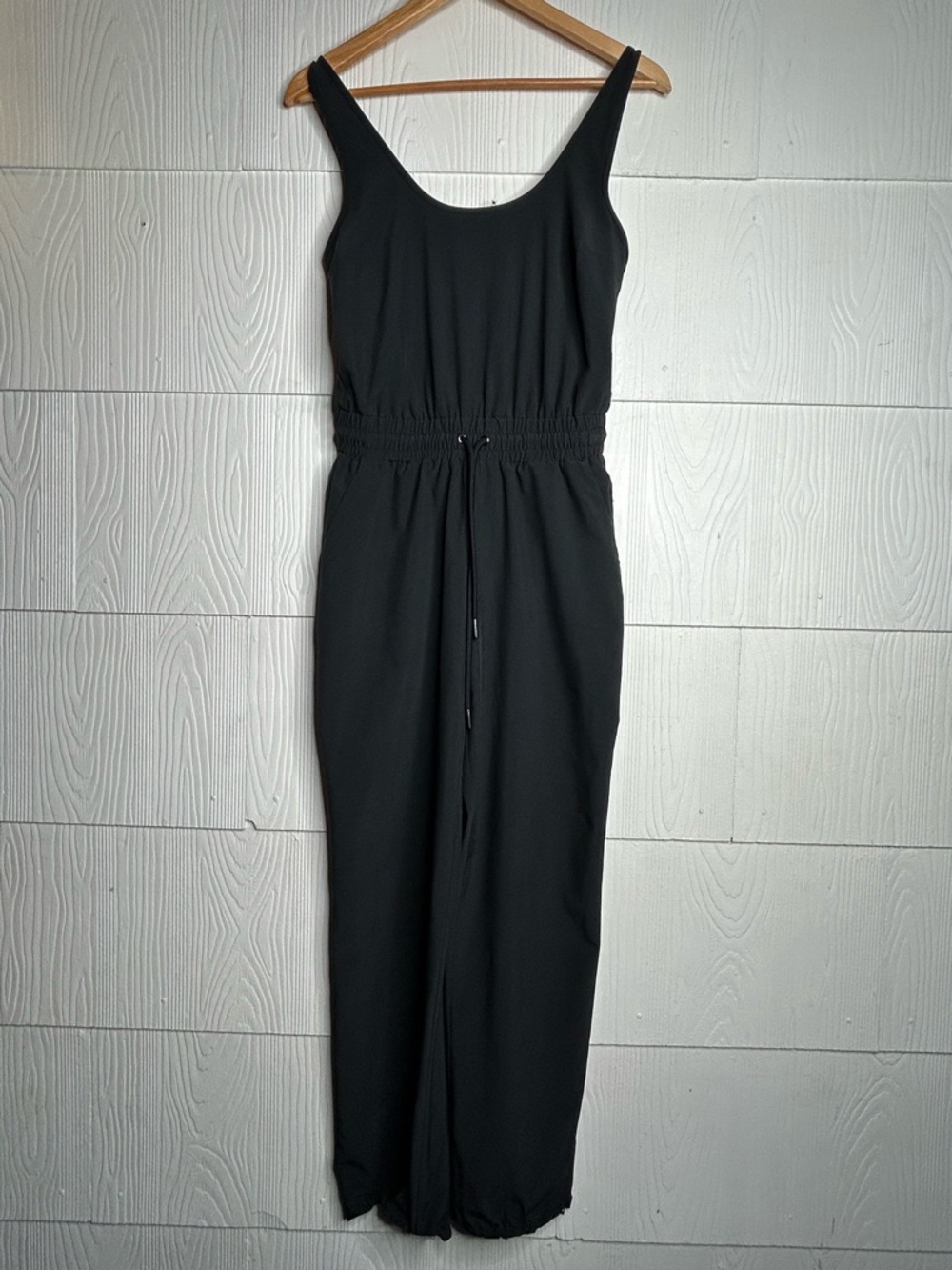 Abercrombie & Fitch Black Sleeveless Maxi Jumpsuit